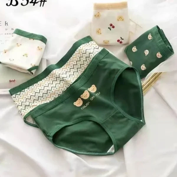 شورت زنانه مدل عروسکی بسته ۵ عددی
